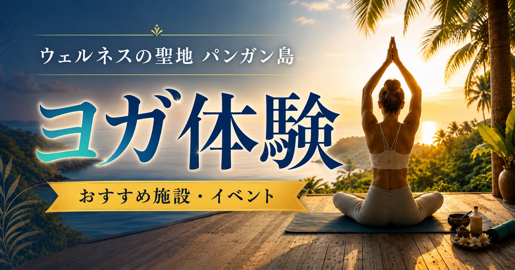 パンガン島で叶える特別なヨガ体験｜おすすめヨガ施設と参加しやすいウェルネスイベント